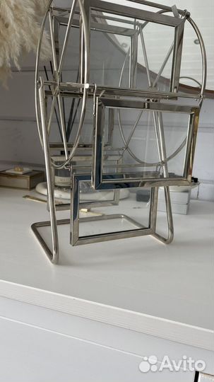 Фоторамка Карусель метал/стекло