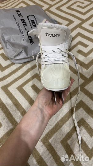 Коньки двухполозные для девочки 27 размер