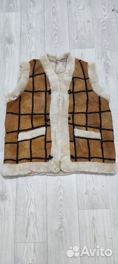 Жилетка из натуральной овчины
