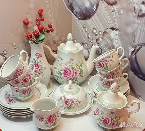 Чайный сервиз Добрушский фз Белоруссия