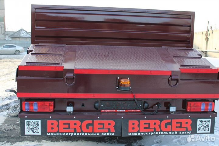 Полуприцеп трал (тяжеловоз) Berger 9853-0000050-05, 2023