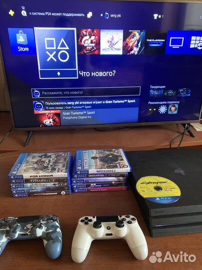 Sony PS4 Pro + Игры