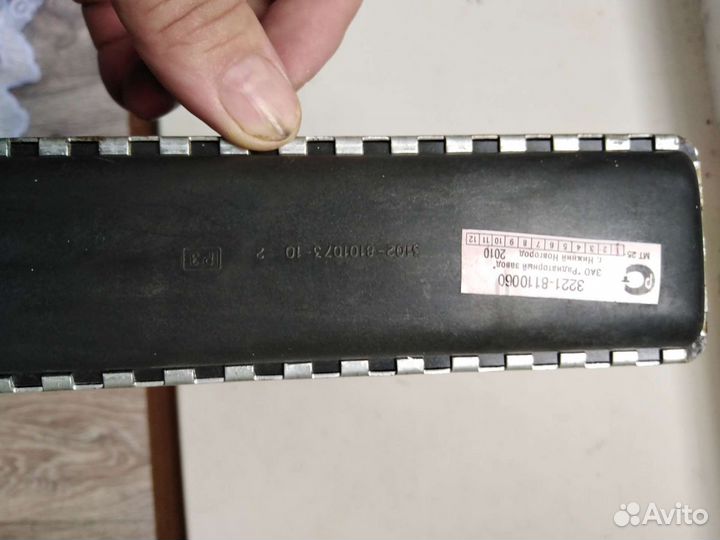 Радиатор отопителя газель