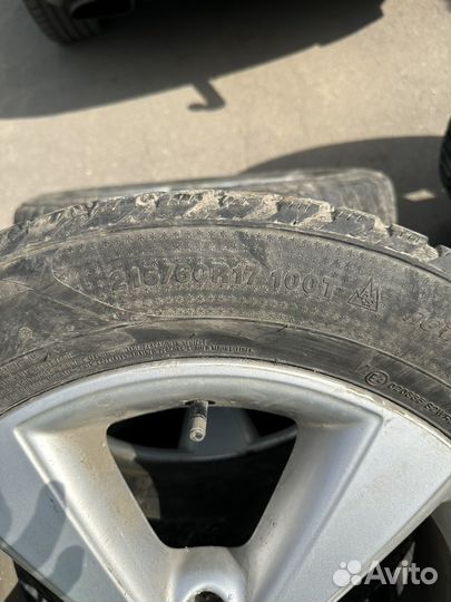 Колеса на nissan qashqai r17 215/60