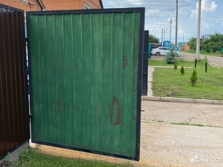Ворота распашные бу