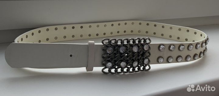 Ремень со стразами 95см