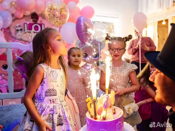 Детский фокусник и зверюшки Аниматор