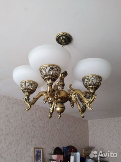 Люстра потолочная бу