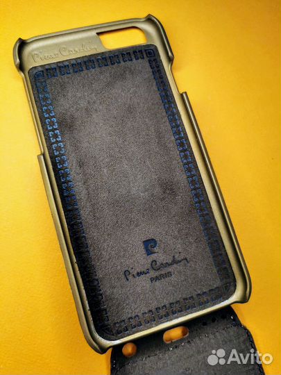 Чехол книжка iPhone 6 Pierre Cardin (натур. кожа)
