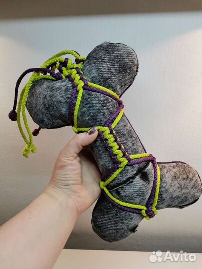 Мягкая косточка игрушка для собак