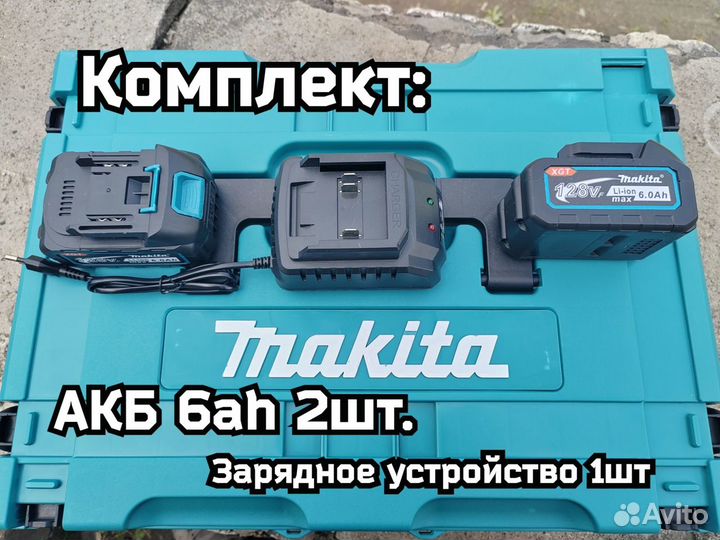 Набор аккумуляторного инструмента Makita 5в1+2акб