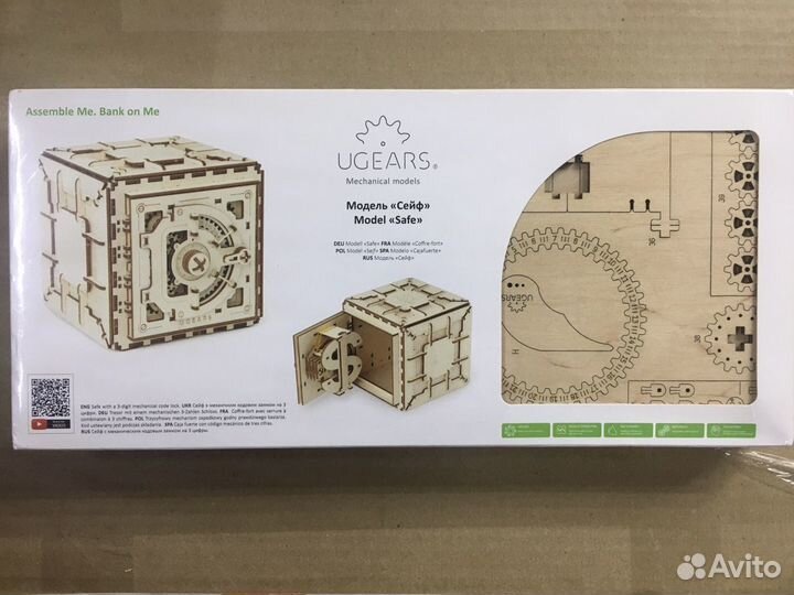 Сборная модель конструктор ugears Сейф