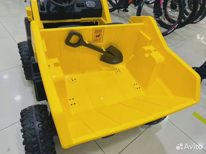 Детский электромобиль DET-truck NEL-797N желтый