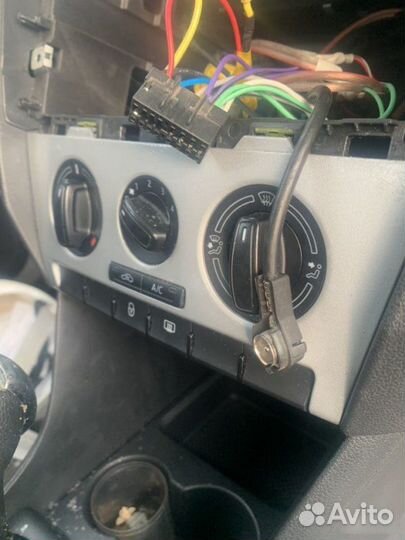 Блок управления отопителем Skoda Rapid