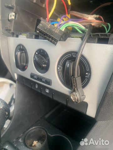 Блок управления отопителем Skoda Rapid