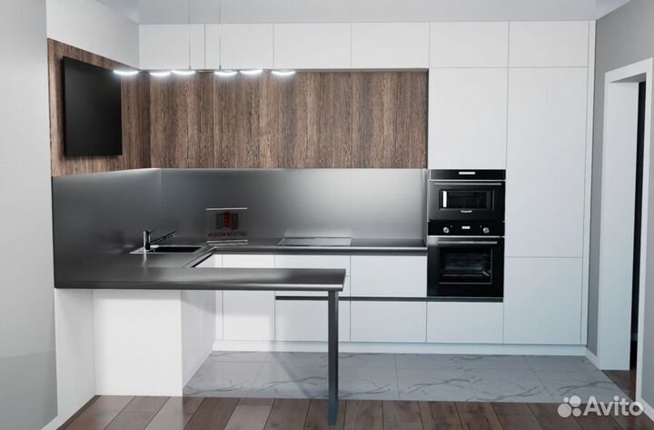 Кухонные гарнитуры угловые артикул 24448