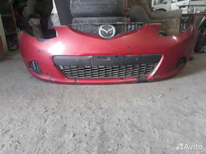 Бампер передний мазда дэмио, мазда 2