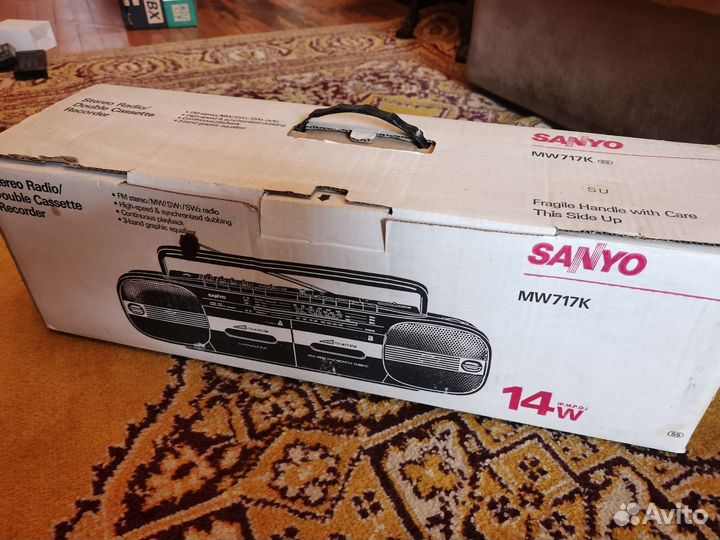 Кассетная магнитола Sanyo MW 717K