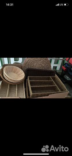 Хлебницы,лотки для столовых приборов