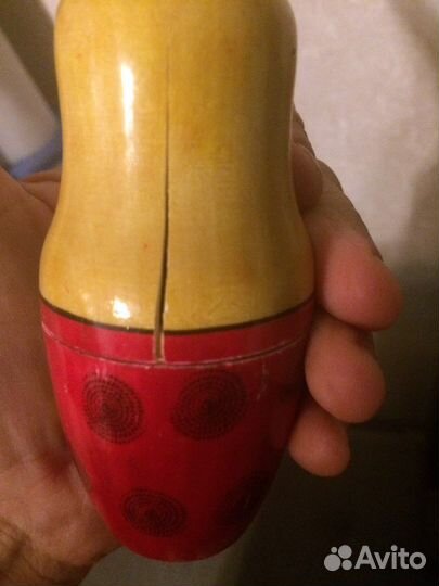 Матрешка СССР Полхов-Майданская роспись