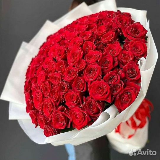 Букет роз 101 роза 51 роза