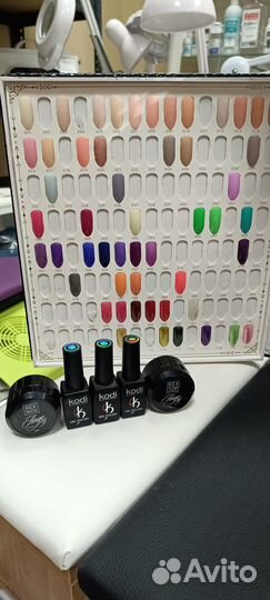 Набор гель лаков новых 50 штук+ база и топ