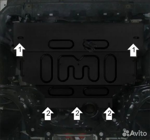 Защита двигателя и кпп VW Passat B8 2015 +