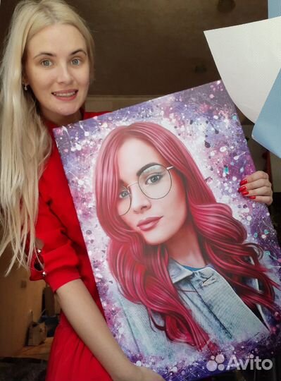 Портрет, картина в Красногорске по фото на холсте