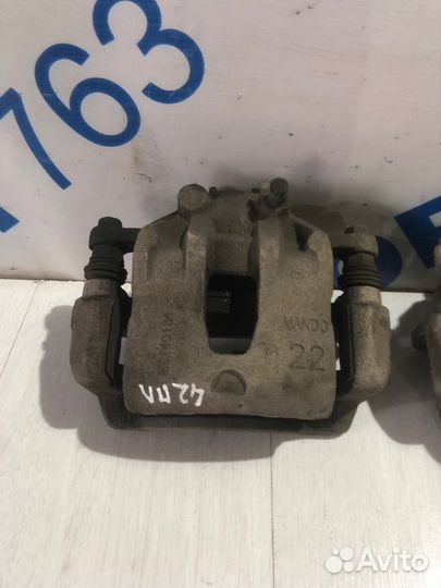 Суппорт передний hyundai solaris 1 1.4 мт седан