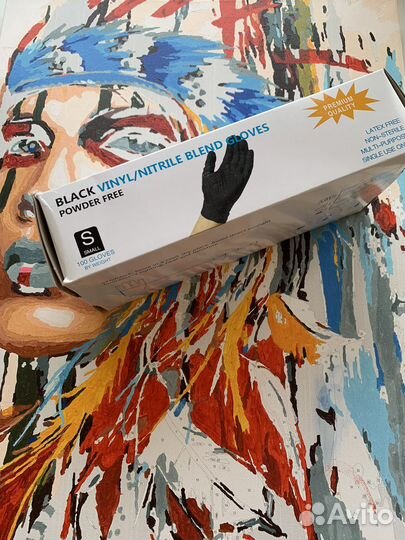 Перчатки виниловые/нитриловые