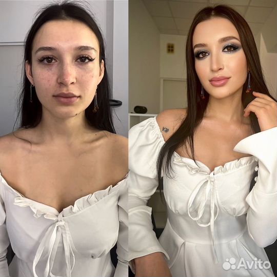 Макияж и прическа