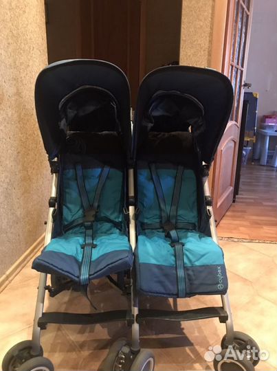 Коляска-трость для двойни Cybex