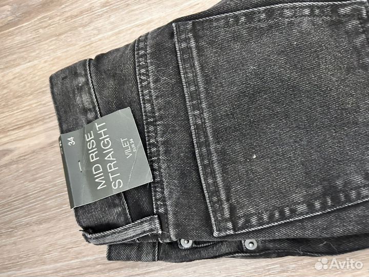 Джинсы женские серые vilet 34