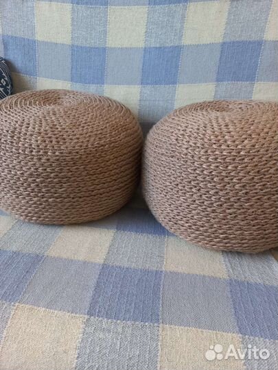 Вязаные подушки