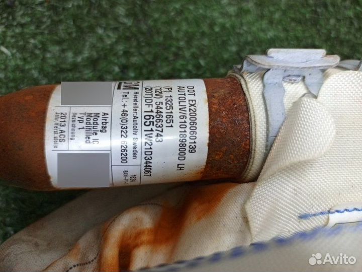 Подушка безопасности боковая Chevrolet Cruze