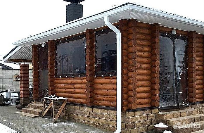 Мягкие окна для беседки