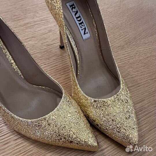 Туфли золотые raden 37