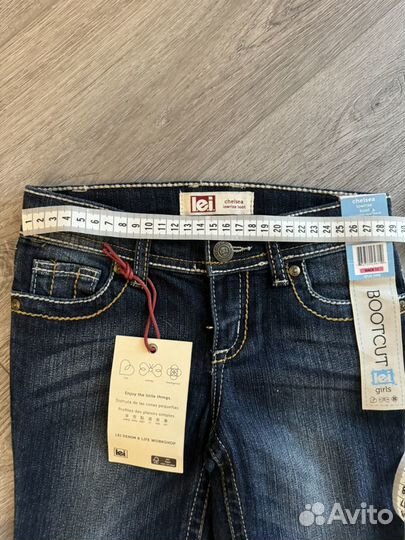 Новые джинсы для девочки 122 р