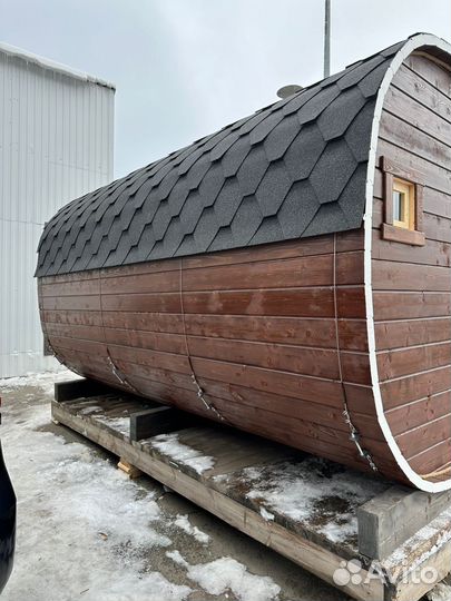 Бани бочки квадратные