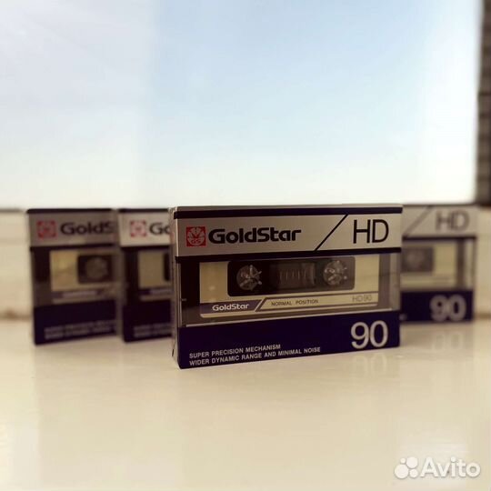 Аудиокассеты Goldstar HD90