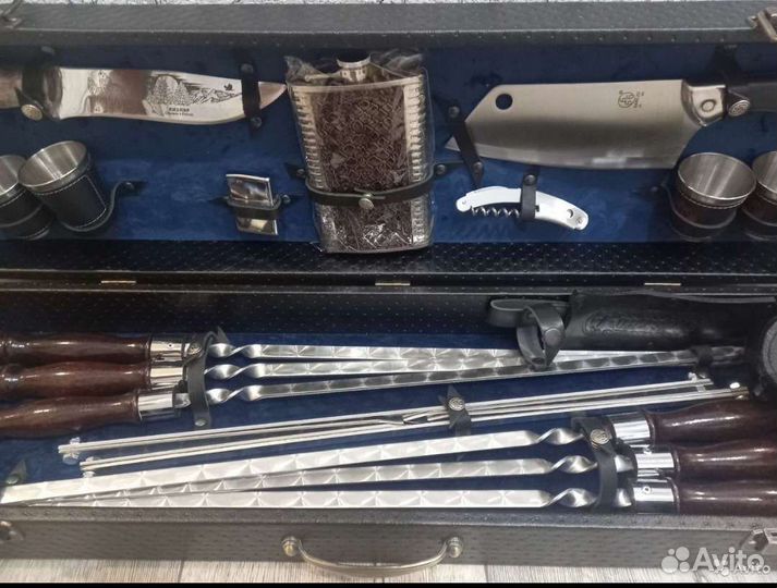 Шампура набор подарочный B кейсе