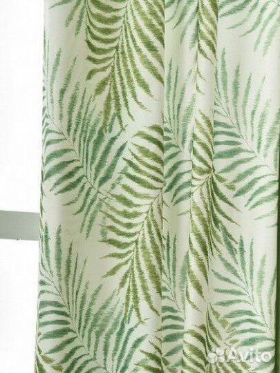 Шторы листья папоротника
