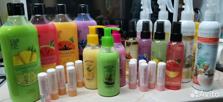 Гель для душа, мыло, бальзамы для губ