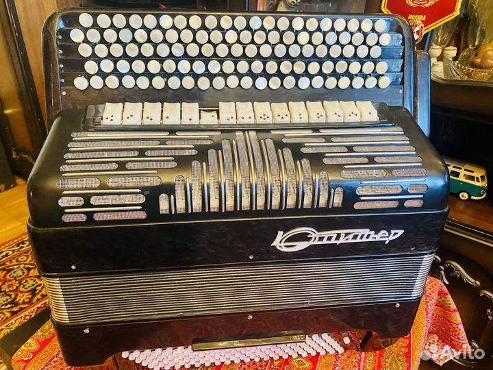 Баян Юпитер без аккорда - только механики