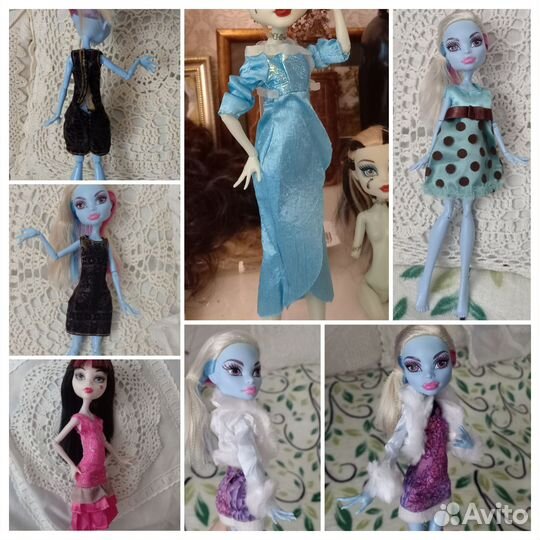 Обувь,аксессуары монстер хай,платье,коробка барби
