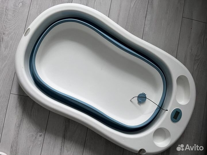 Ванночка для купания складная с термометром