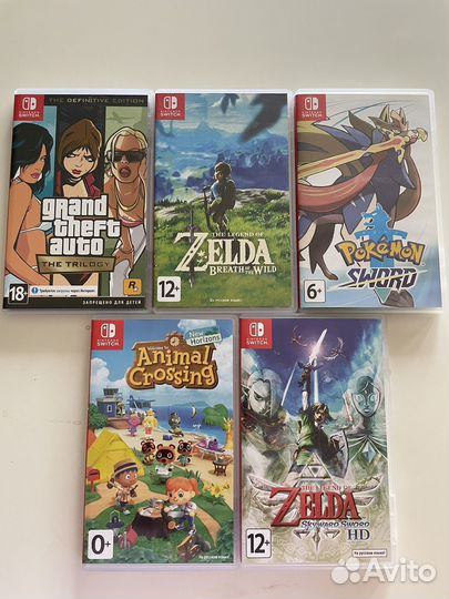 Игры нa кapтpиджax Nintendо Switсh