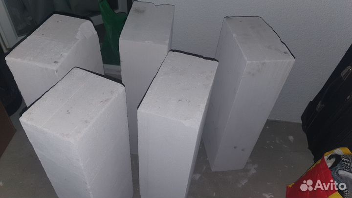 Газобетонные блоки перегородочные 625 250 100