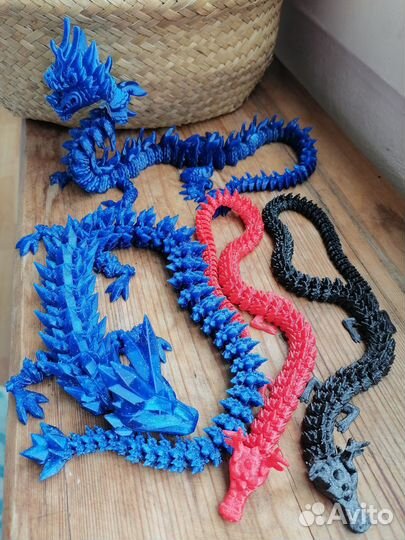 Дракон подвижный кристальный, аксолотль