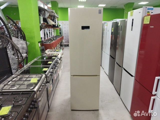 Холодильник Bosch KGE39AK33R, бежевый